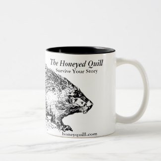 The Honeyed Quill Porcupine Two-Tone Coffee Mug