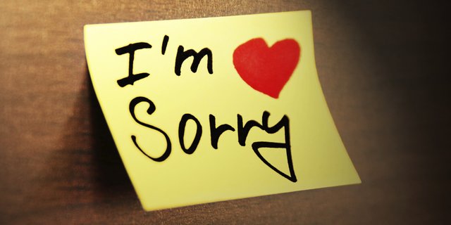 The Power Of I Am Sorry Steemit