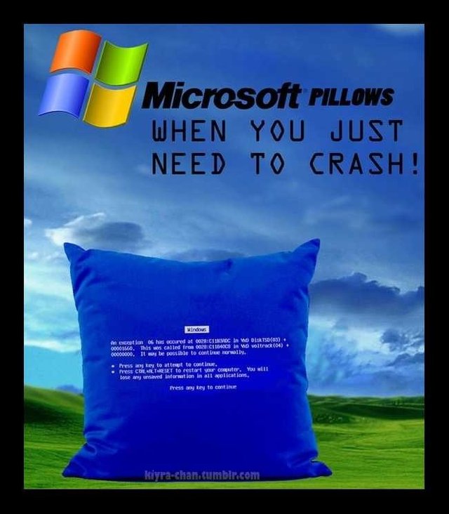 Image result for windows  blue screen funny