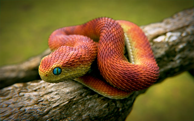 african bush viper colors