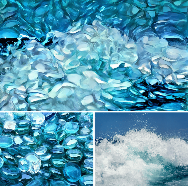 Foamy Waves 1 - Art by Deep Dreams Generator