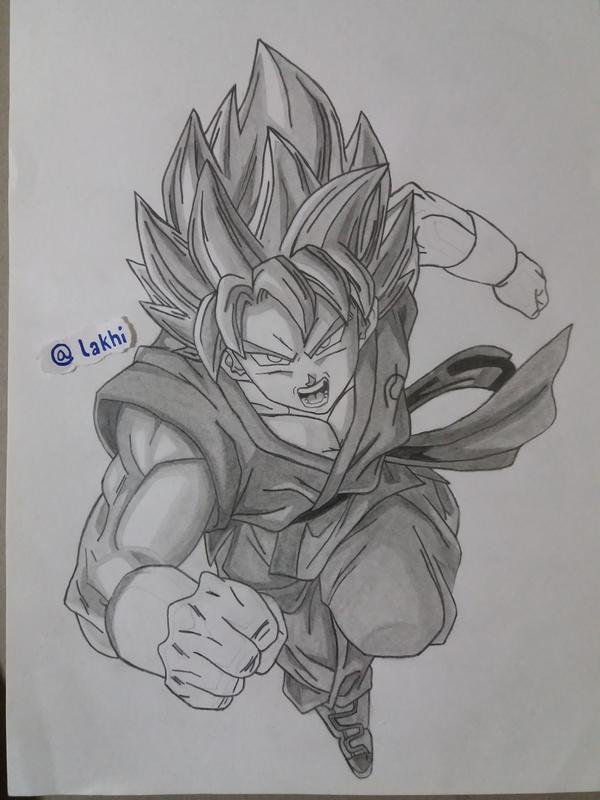 My drawing of Goku : r/Dragonballsuper