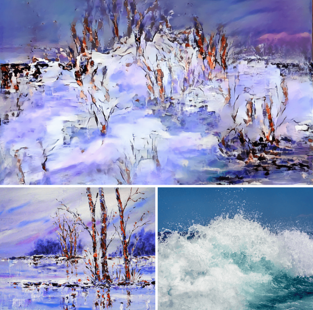 Foamy Waves 3 - Art by Deep Dreams Generator