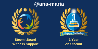 SteemitBoard Ana-Maria Personal Badges