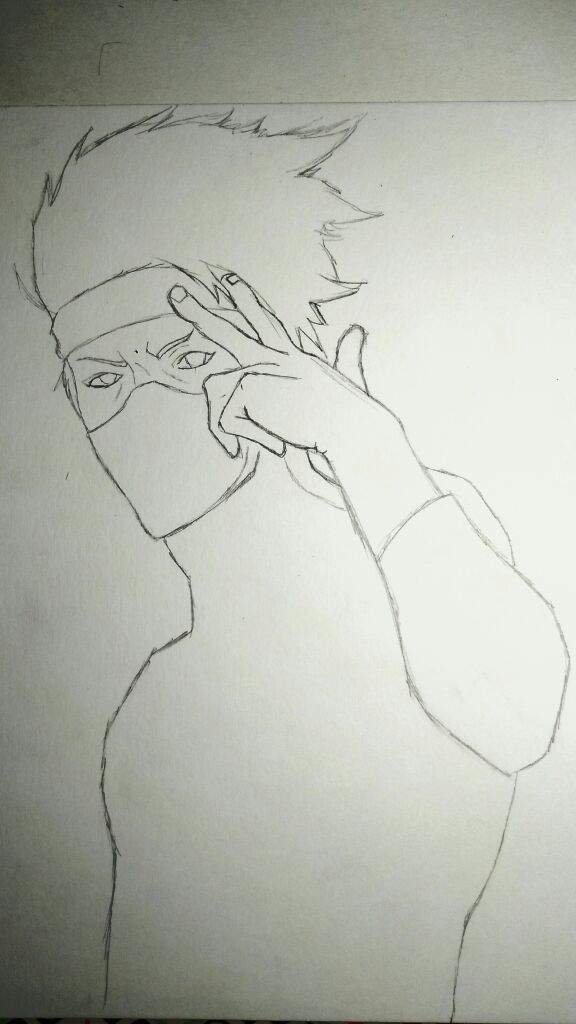 Anime ( Naruto) Kakashi Hatake - Drawing Art — Steemit