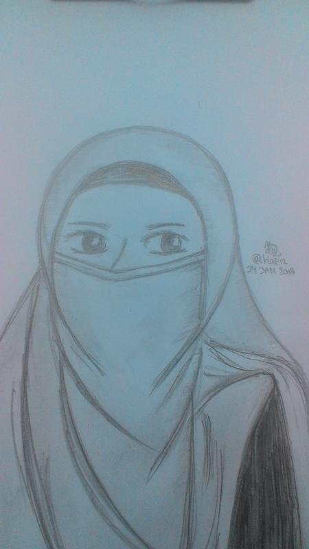 Menggambar Animasi Muslimah