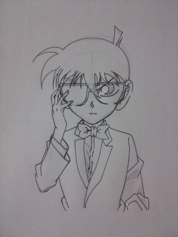 Anime Drawing "Detective Conan" — Steemit