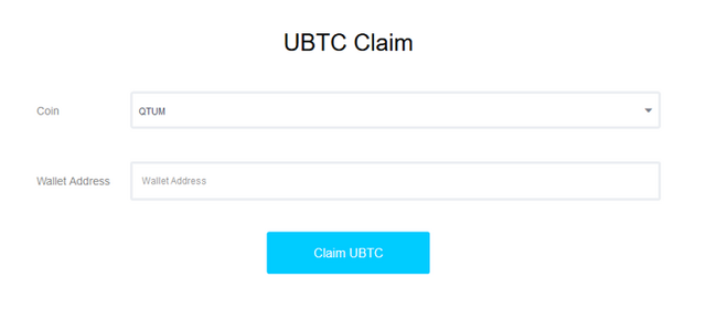 UBTC Claim