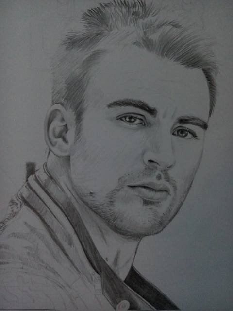 How to Draw Face for beginners step by step  Captain America Chris Evans  Sketch  YouTube