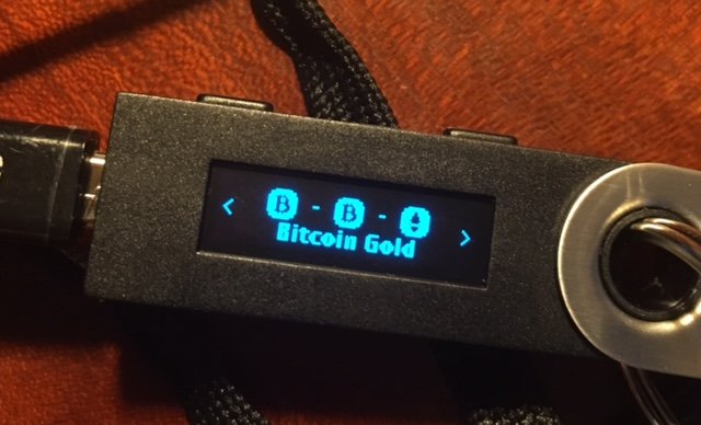 how to claim bitcoin gold ledger nano s