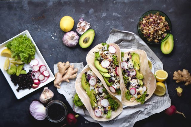 Asian Fish Tacos With Black Sesame Slaw Recipe Food Photo Shoot Steemit