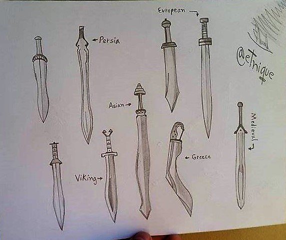 La histórica las espadas con fotos y dibujos. [ESP] Steemit