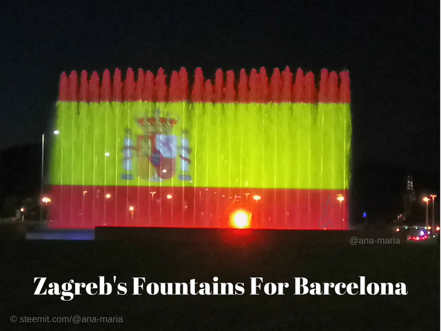 Zagreb's Fountains For Barcelona