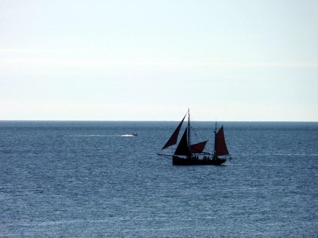 The Valkyrien at sea