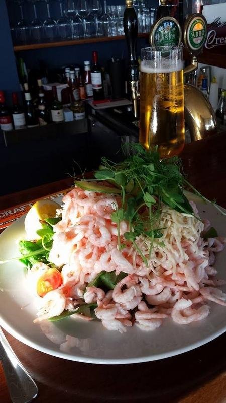 The biggest shrimp sandwich in Southern Sweden