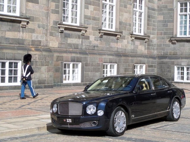 A Bentley belonging to the Danish Monarchy