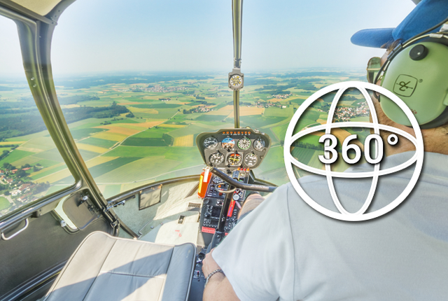 Helikopterflug in 360 Grad von Bobby Boe