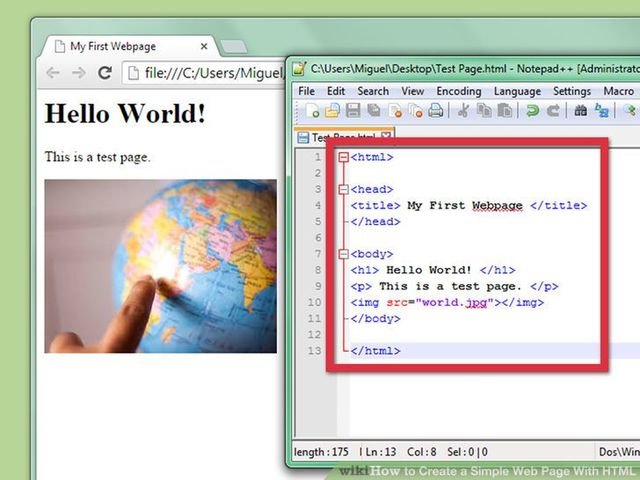 how to create a web page using html youtube