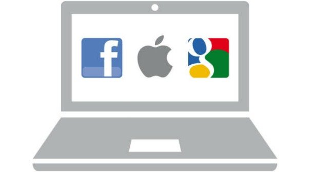 Google apple facebook мы не будем делать публикации от твоего имени