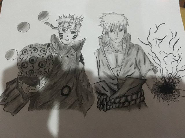 Naruto and sasuke from naruto - Anime arts - Drawings & Illustration,  People & Figures, Animation, Anime, & Comics, Anime - ArtPal