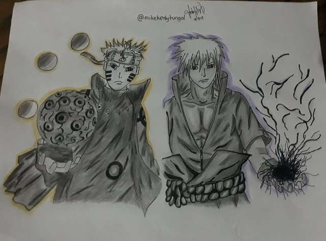 Naruto and Sasuke  Anime Character Drawing Challenge! — Steemit