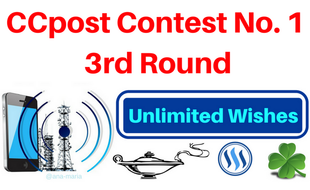 CCpost Contest - Unlimited Wishes - 3rd Round