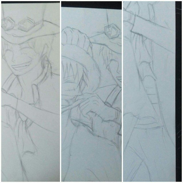 Ace, Sabo e Luffy #DrawingChallenge