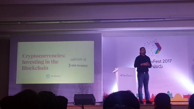 GDG Bangalore - Cryptocurrency