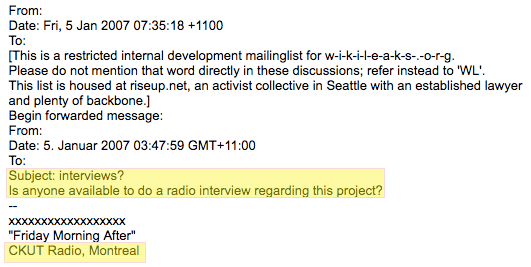 CKUT_Radio_Montreal_Wikileaks_January_5_2007.png