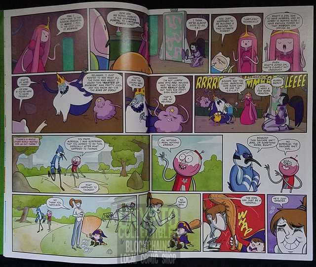 Adventure Time and Regular Show Crossover Comic Announced