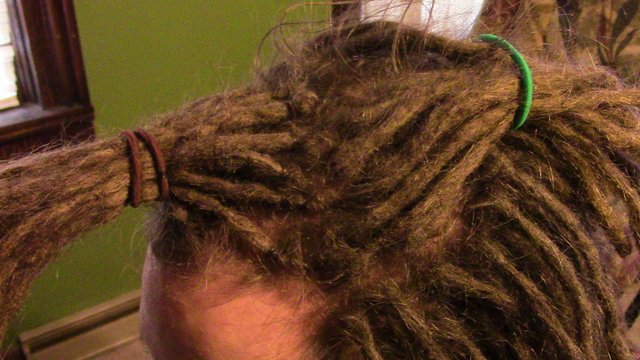 rubber band dreads