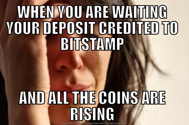 bitstamp waiting to be verified