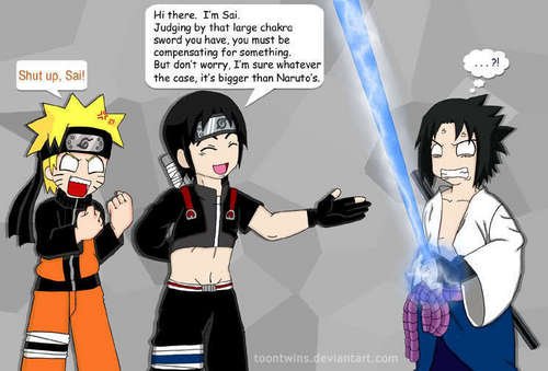Naruto anime mocks sasuke funny — Steemit