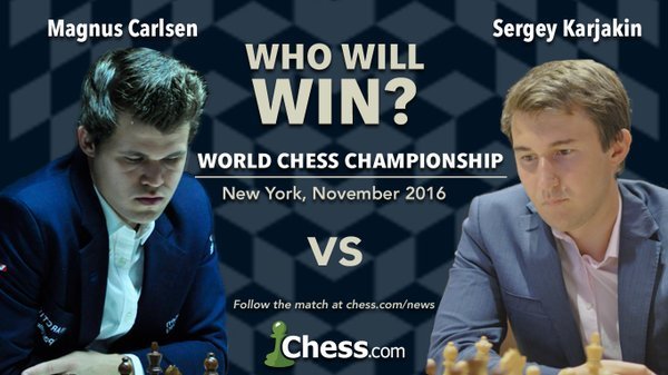 Magnus Carlsen vs Sergey Karjakin, World Chess Championship tie breaker