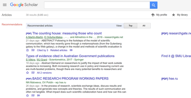 where to find research papers on google