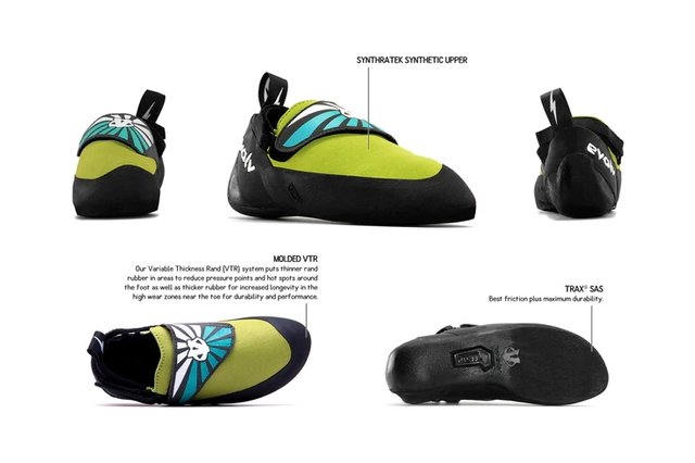 evolv kids climbing shoes
