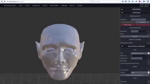 Sculptgl Open Source Sculpting Application Built With Java Webgl Steemit