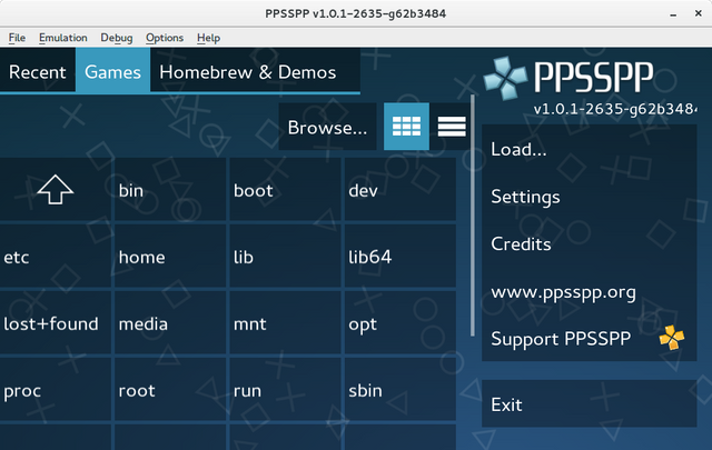 PPSSPP_1.0.1-2635-g62b3484_main_interface.png