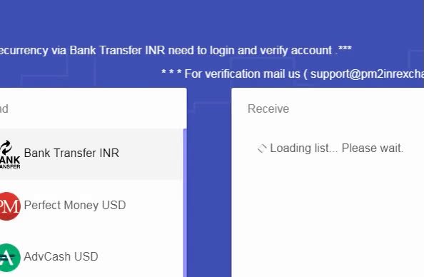 Pm2inr Exchange Perfectmoney To Indian Rupee Steemit