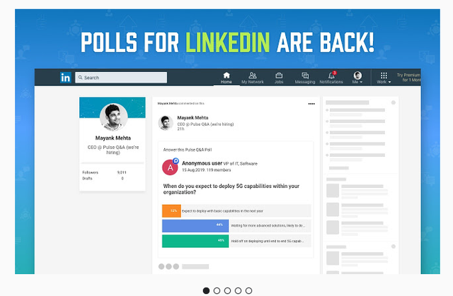 Image result for linkedin polls