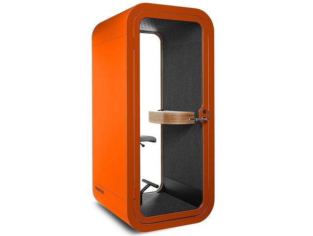 Framery-Smart-Office-Acoustic-Phone-Booth-with-Wooden-Table-and-Orange-Finish.jpg
