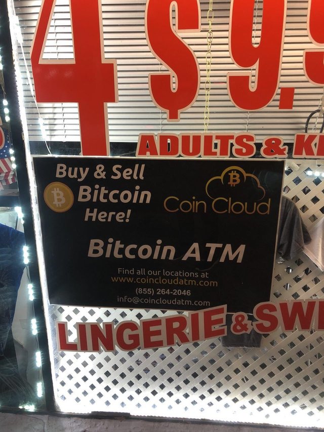 Found in Vegas: Bitcoin and Lingerie!