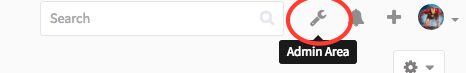 Gitlab Admin Area