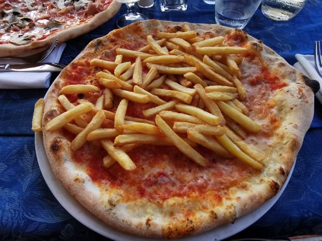 Pizza Patatone Povolone Mozzarella Pommes Steemit