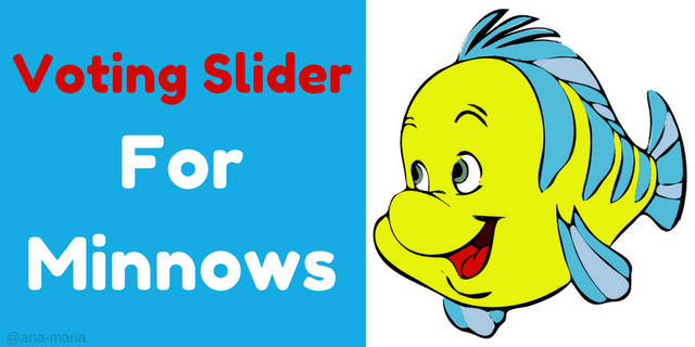 Voting Slider For Minnows