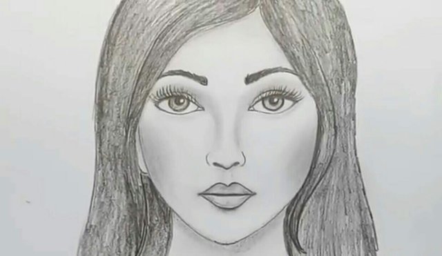 Lovely Girl Face Pencil Drawing Art Picture Steemit