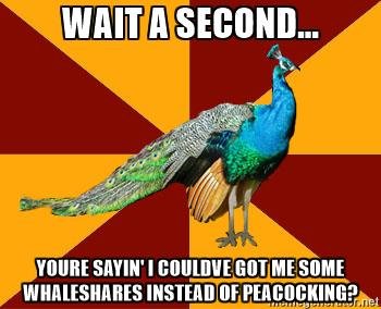 The Peacock End-Game (whaleshares meme contest) — Steemit