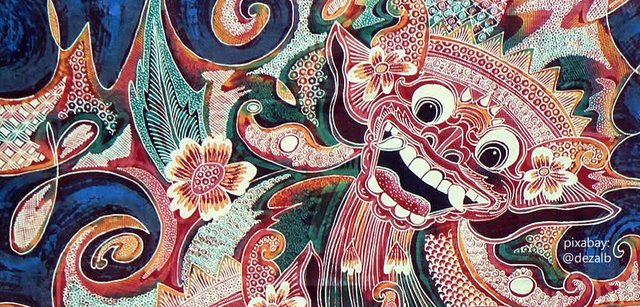 Indonesian batik design