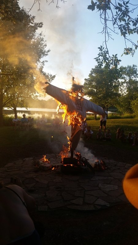 burning man in prior lake, MN