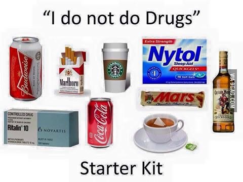 I do not do drugs starter kit